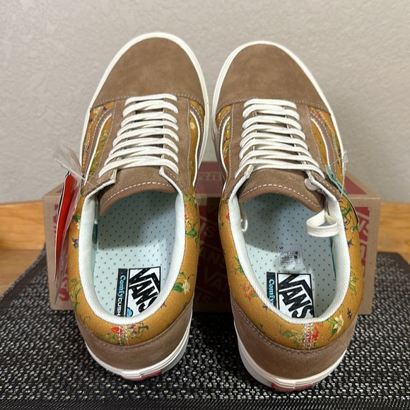 Vans Comfycush Old Skool Fatal Floral Golden Brown men’s size 13 - Picture 8 of 10